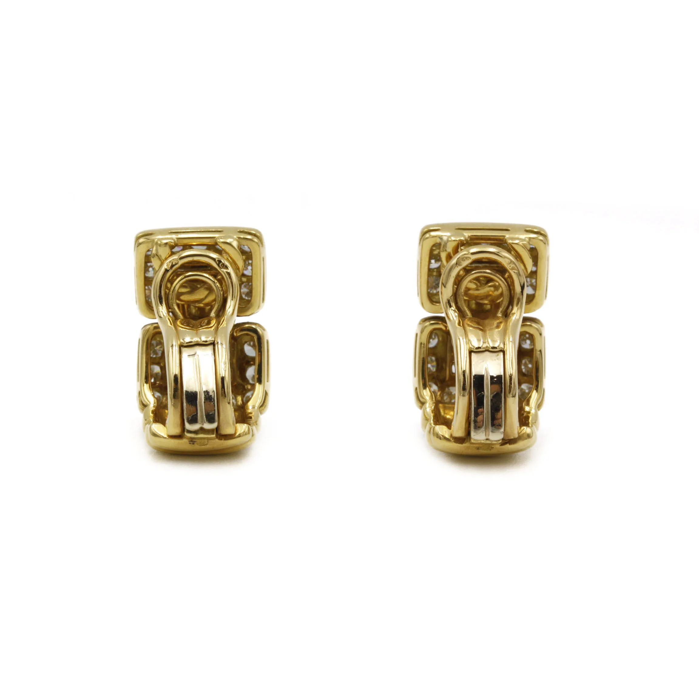 Clips d'oreilles - Or et diamants - Image 5