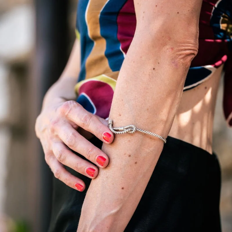 Bracelet HERMES en argent - Image 3