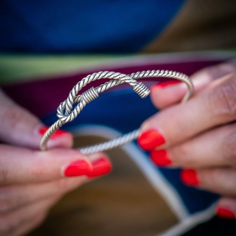 Bracelet HERMES en argent - Image 5
