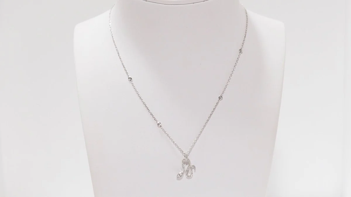 Collier Messika "Snake" en or blanc et diamants - Image 2