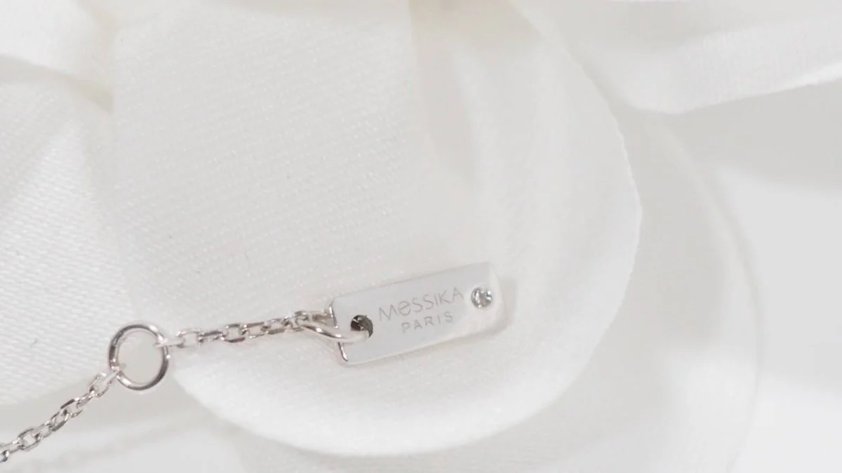 Collier Messika "Snake" en or blanc et diamants - Image 5