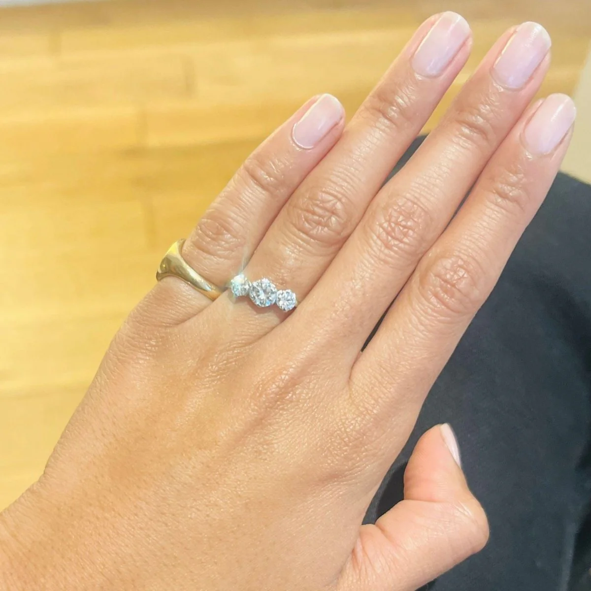 Bague trilogie diamants - Image 2