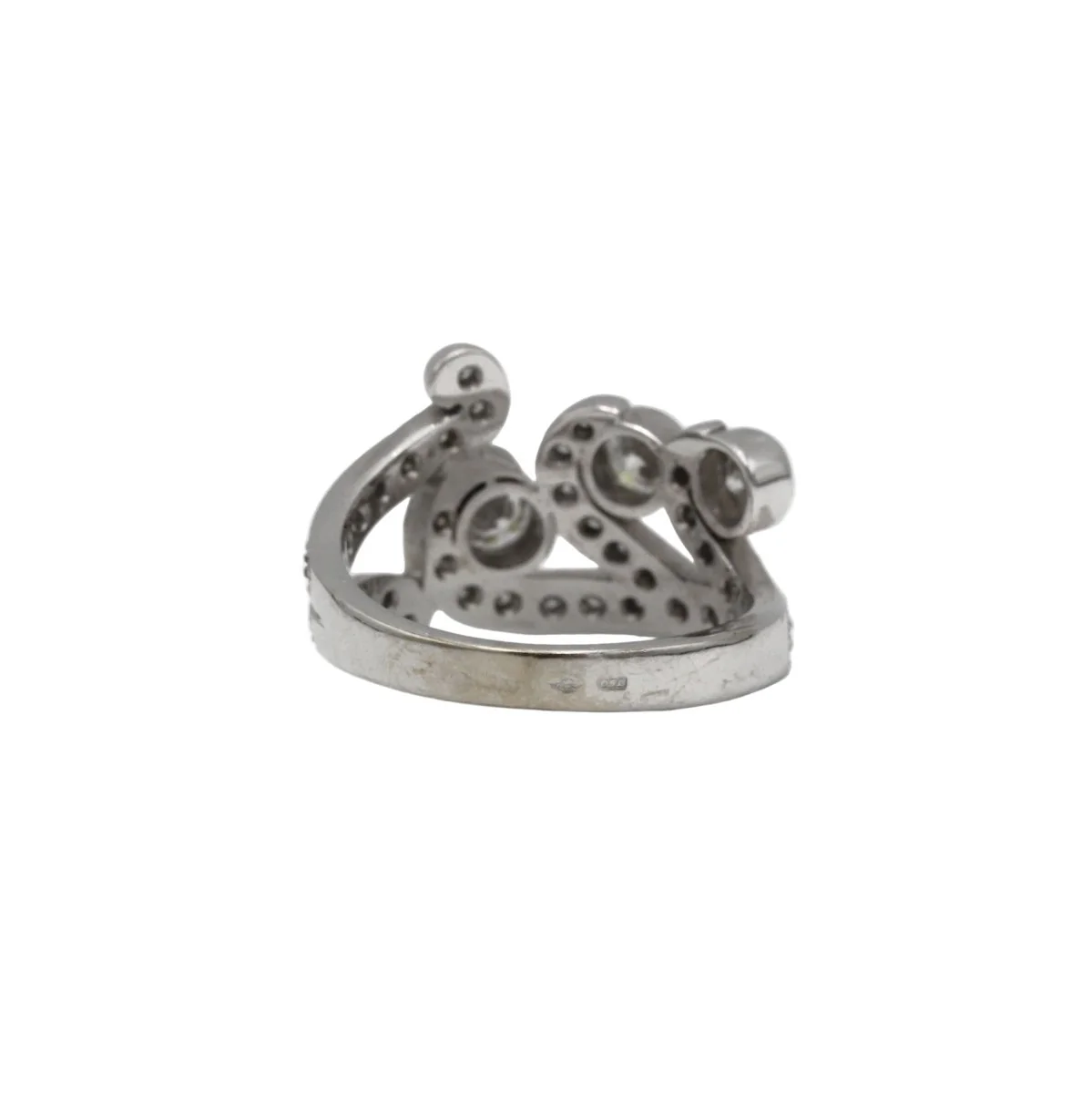 Bague Asymétriques - Or Blanc & Diamants - Image 3