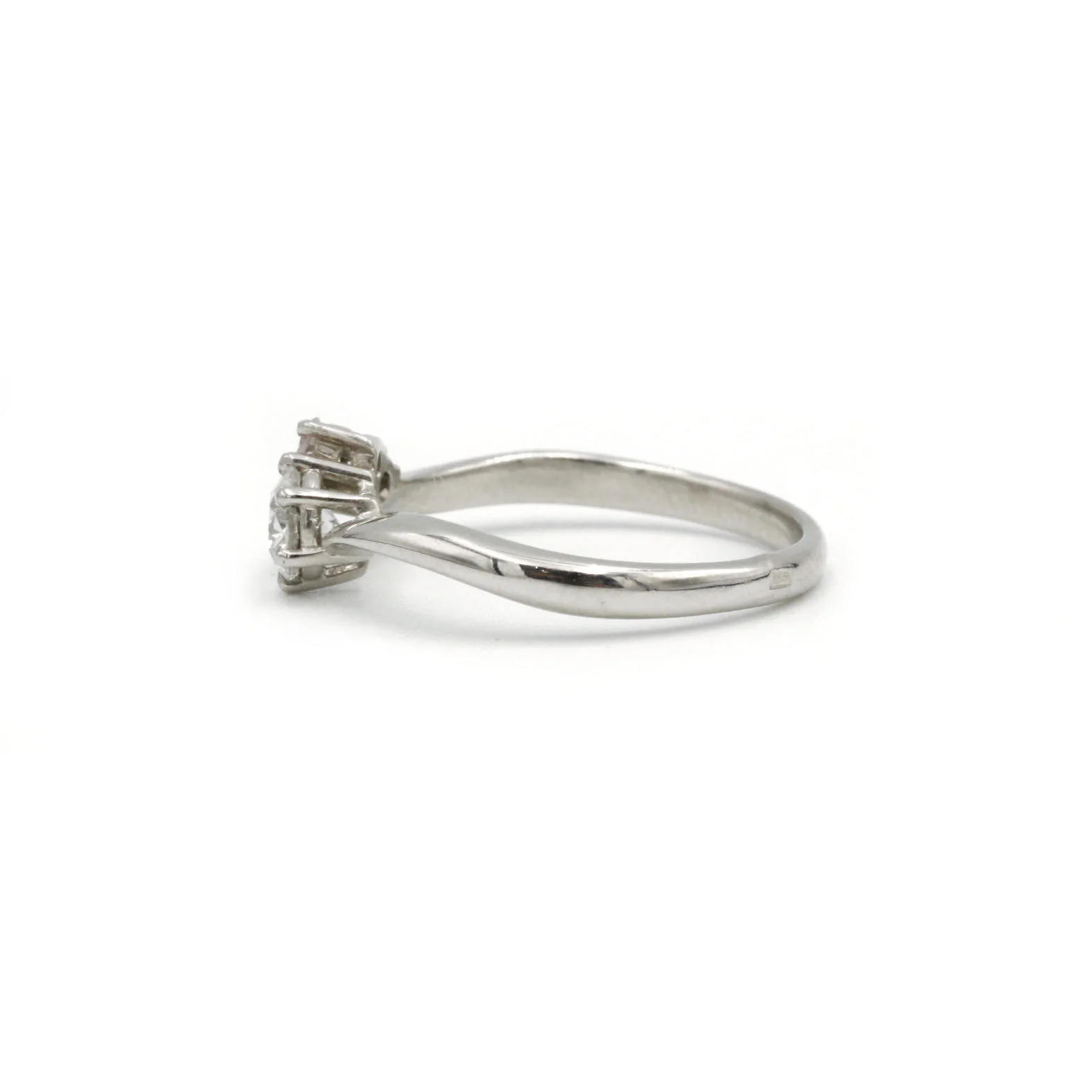 Solitaire - Platine & Diamants - Image 2