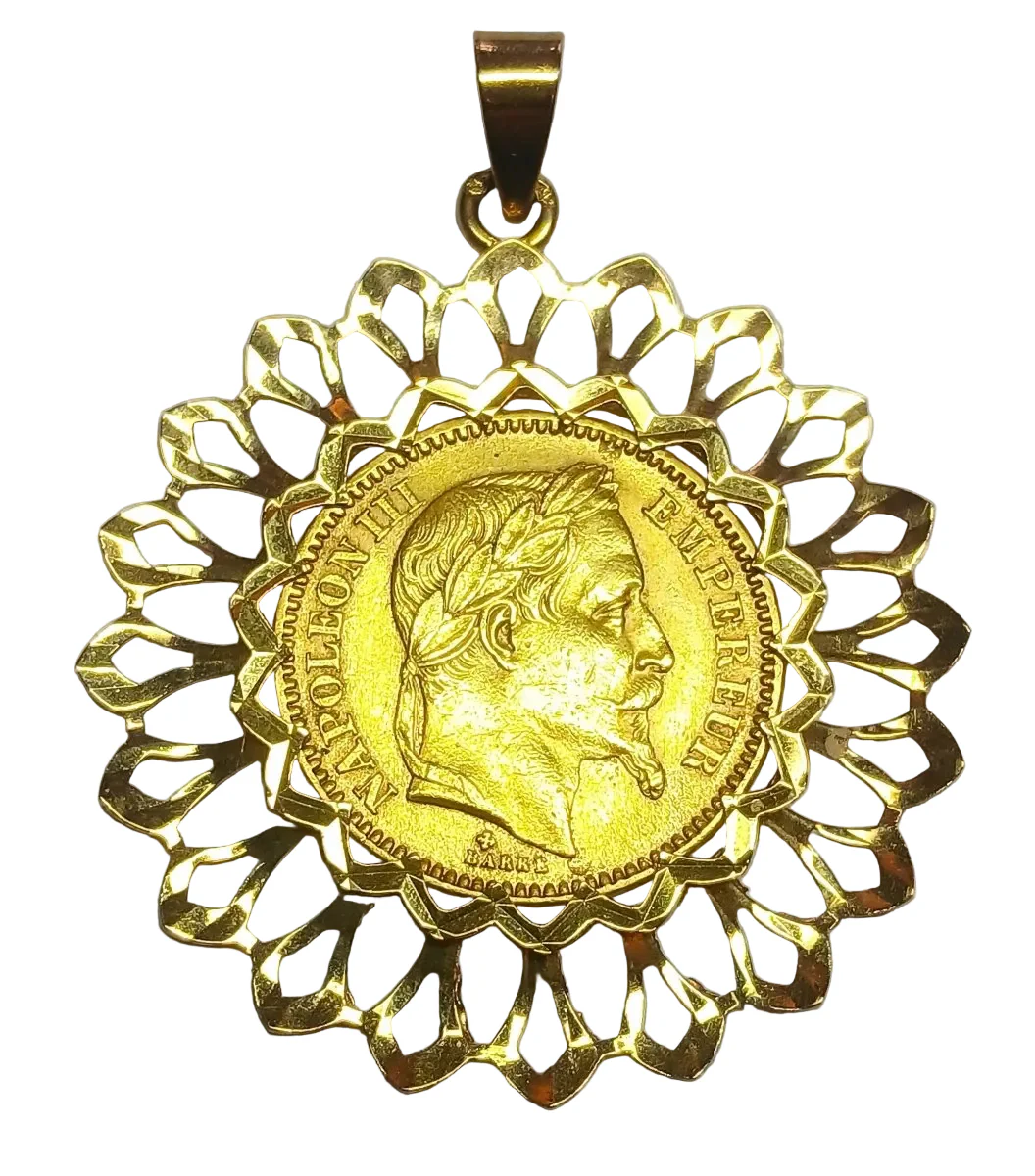 Médaille en or jaune