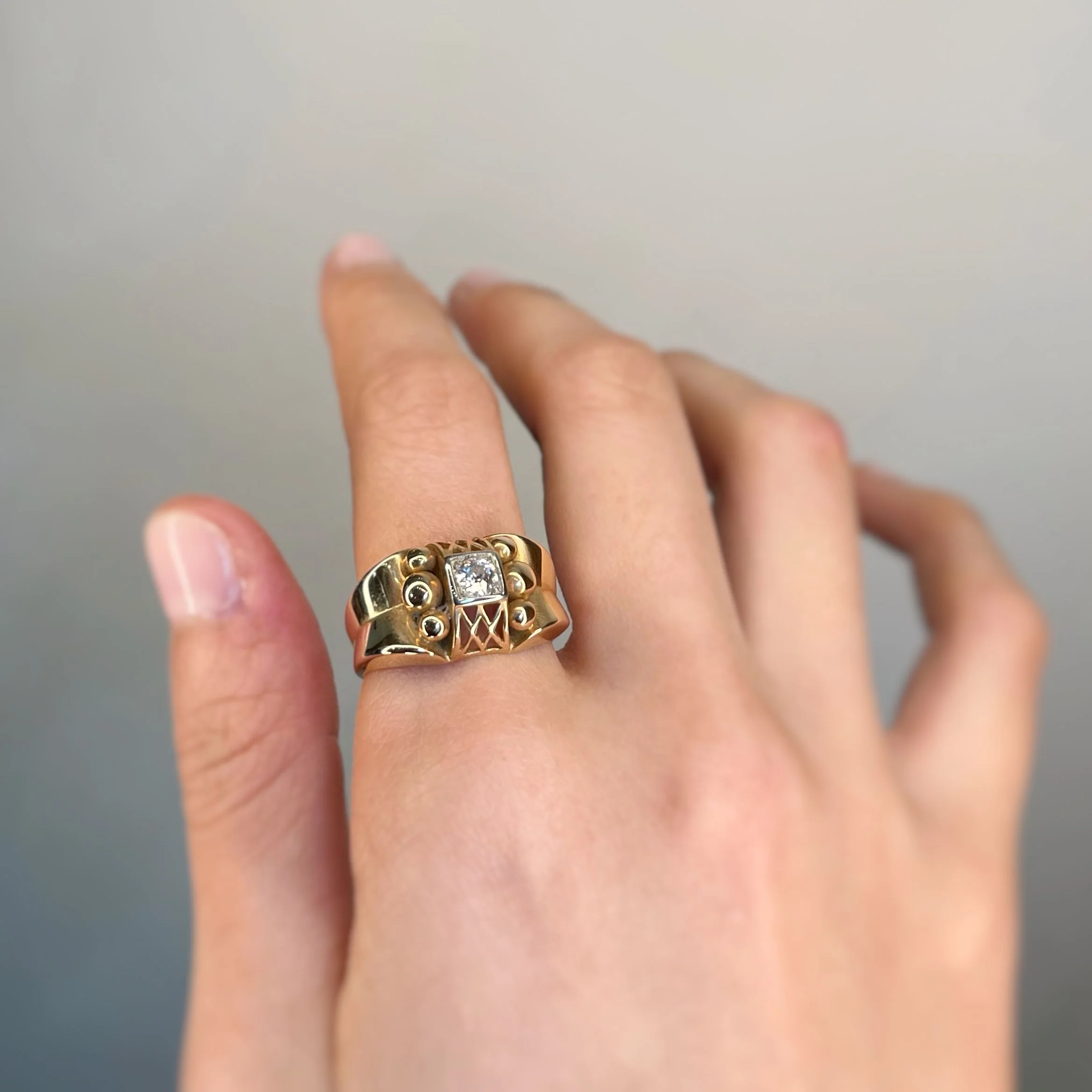 Bague - Or & Diamant - Image 4