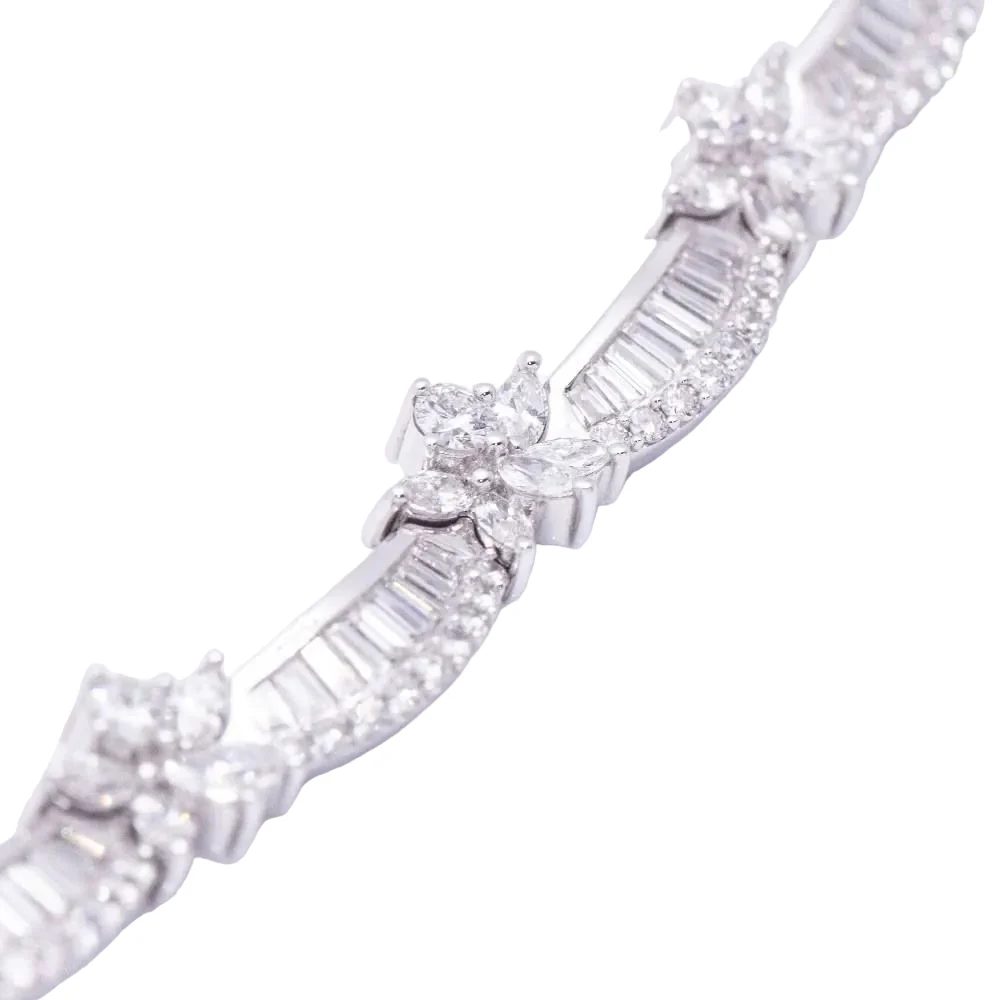 Collier Ras de Cou THAYPER en or blanc et diamants - Image 3