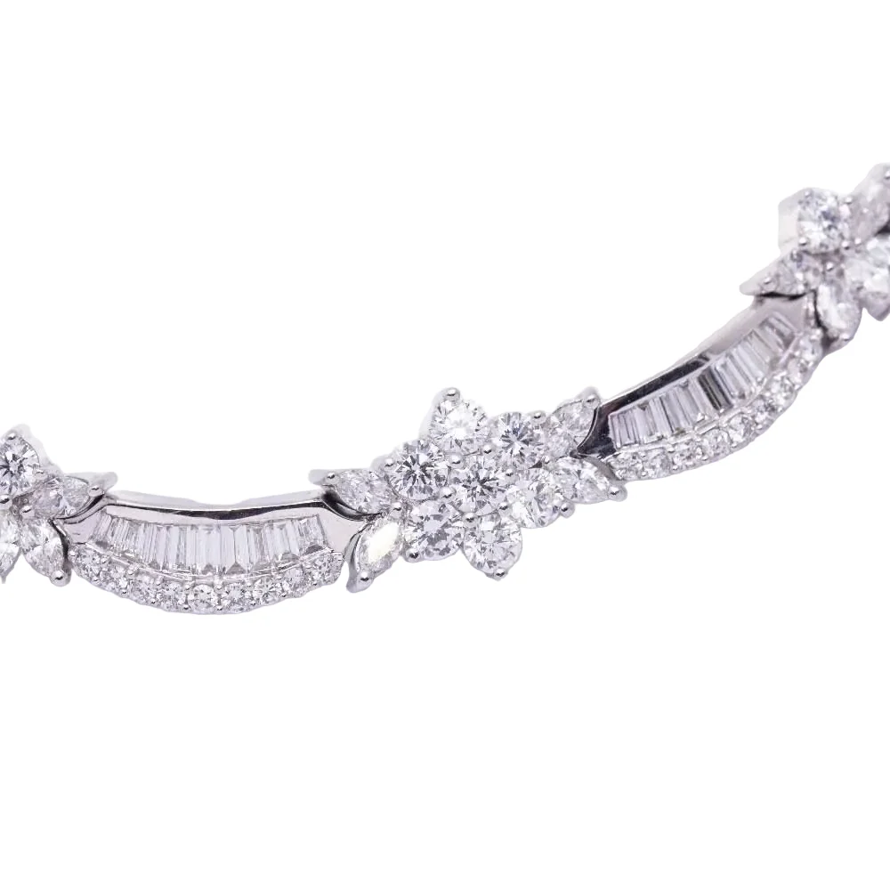 Collier Ras de Cou THAYPER en or blanc et diamants - Image 5