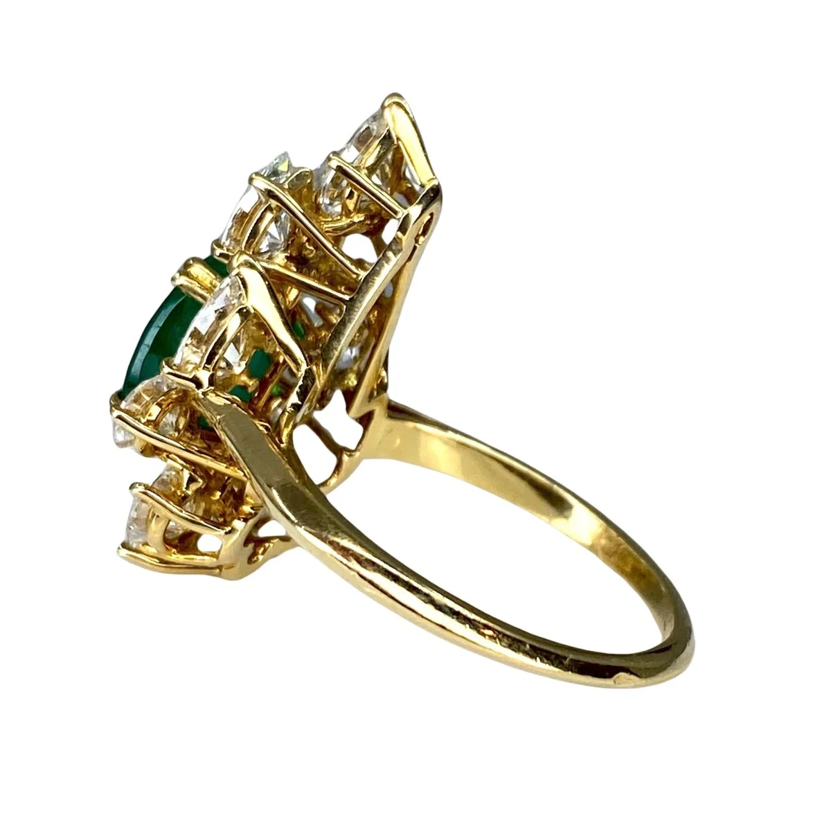 Bague BOUCHERON Pompadour en or jaune, émeraude et diamants - Image 7