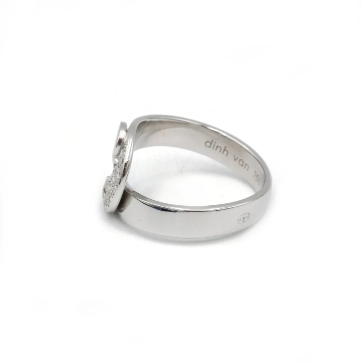 Bague Double Sens DINH VANen en or blanc et diamants - Image 3