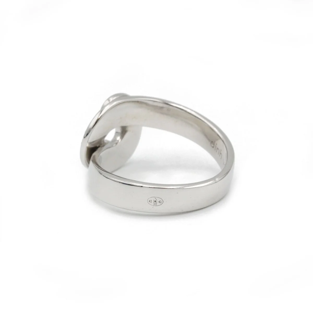 Bague Double Sens DINH VANen en or blanc et diamants - Image 4