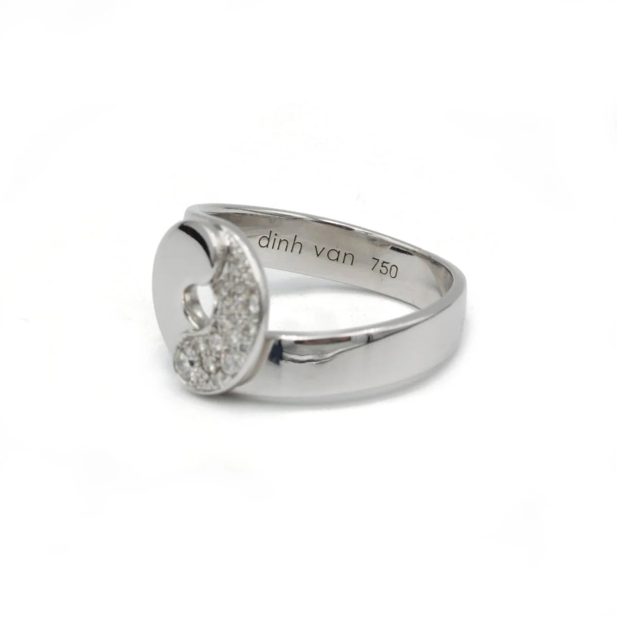 Bague Double Sens DINH VANen en or blanc et diamants - Image 5