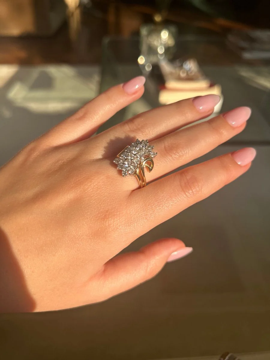 Bague - Or et diamants - Image 2