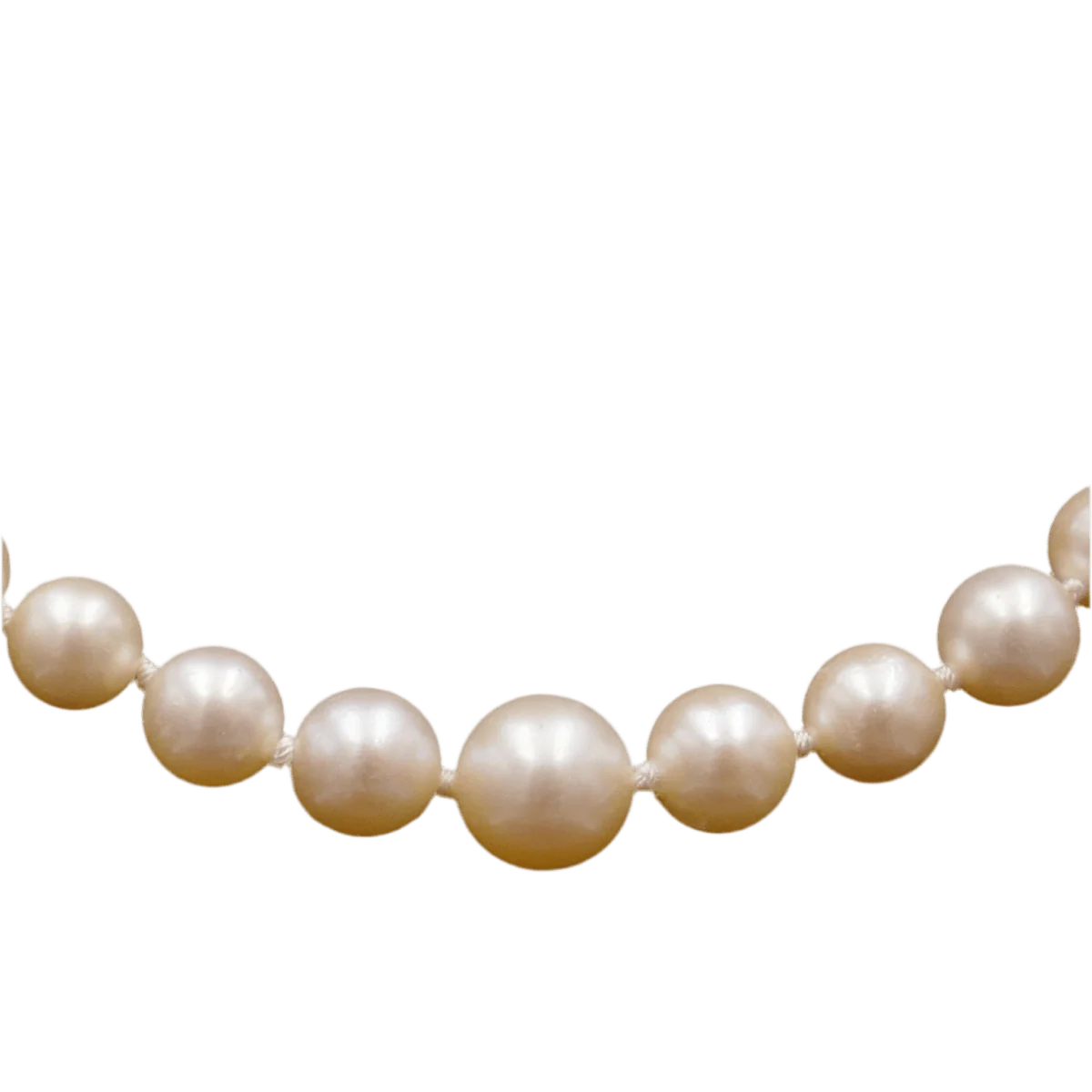 Collier Perles en or jaune - Image 2