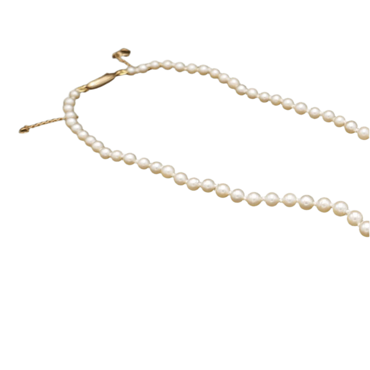 Collier Perles en or jaune - Image 4