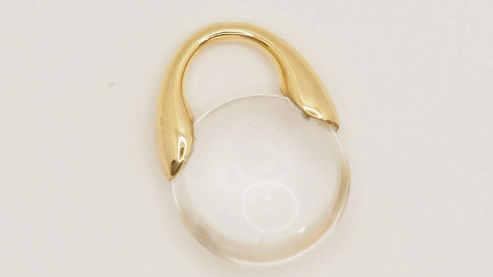 Pendentif Pomellato en or jaune et cristal - Image 2