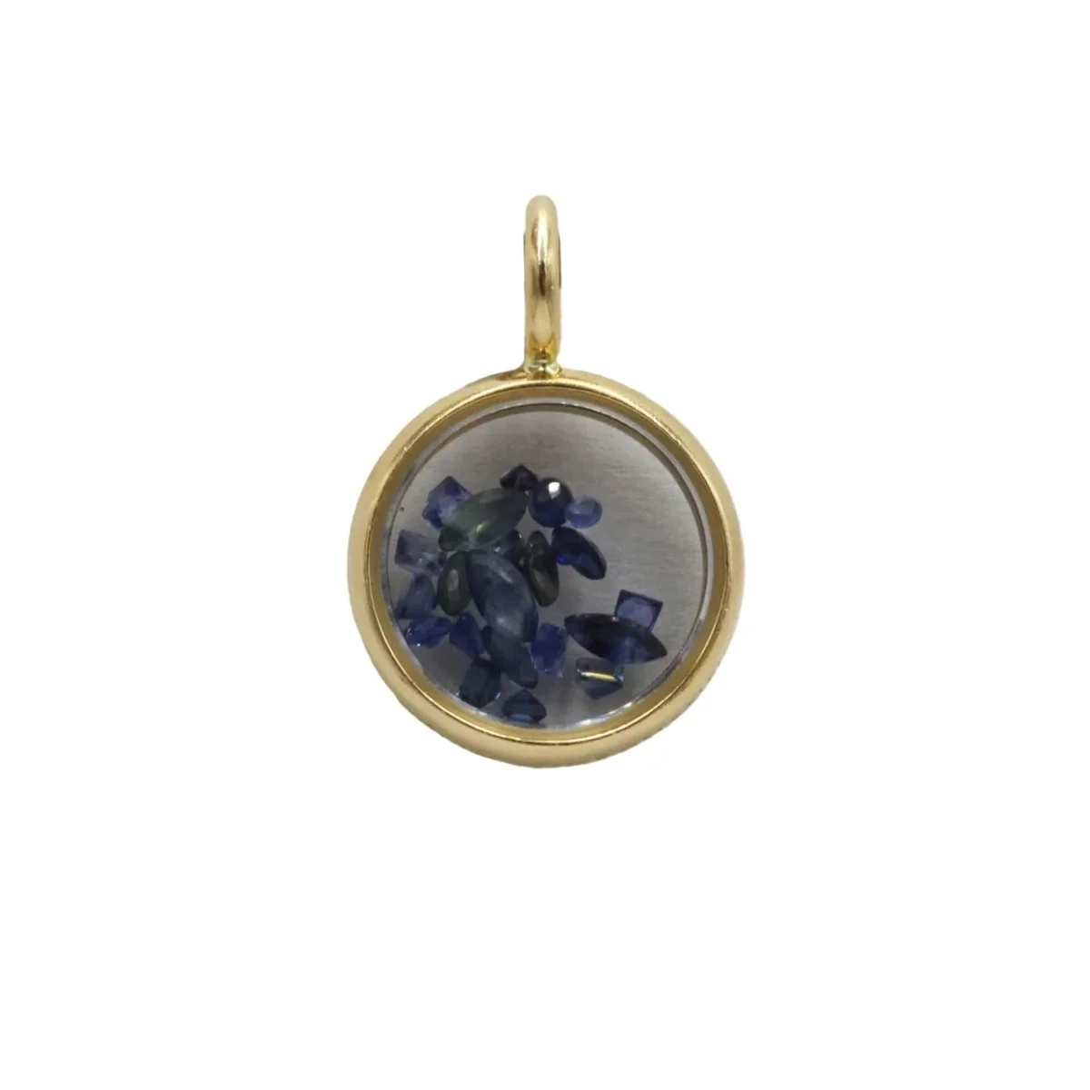 Pendentif Or Saphirs Mini Chivor - Aurélie Bidermann