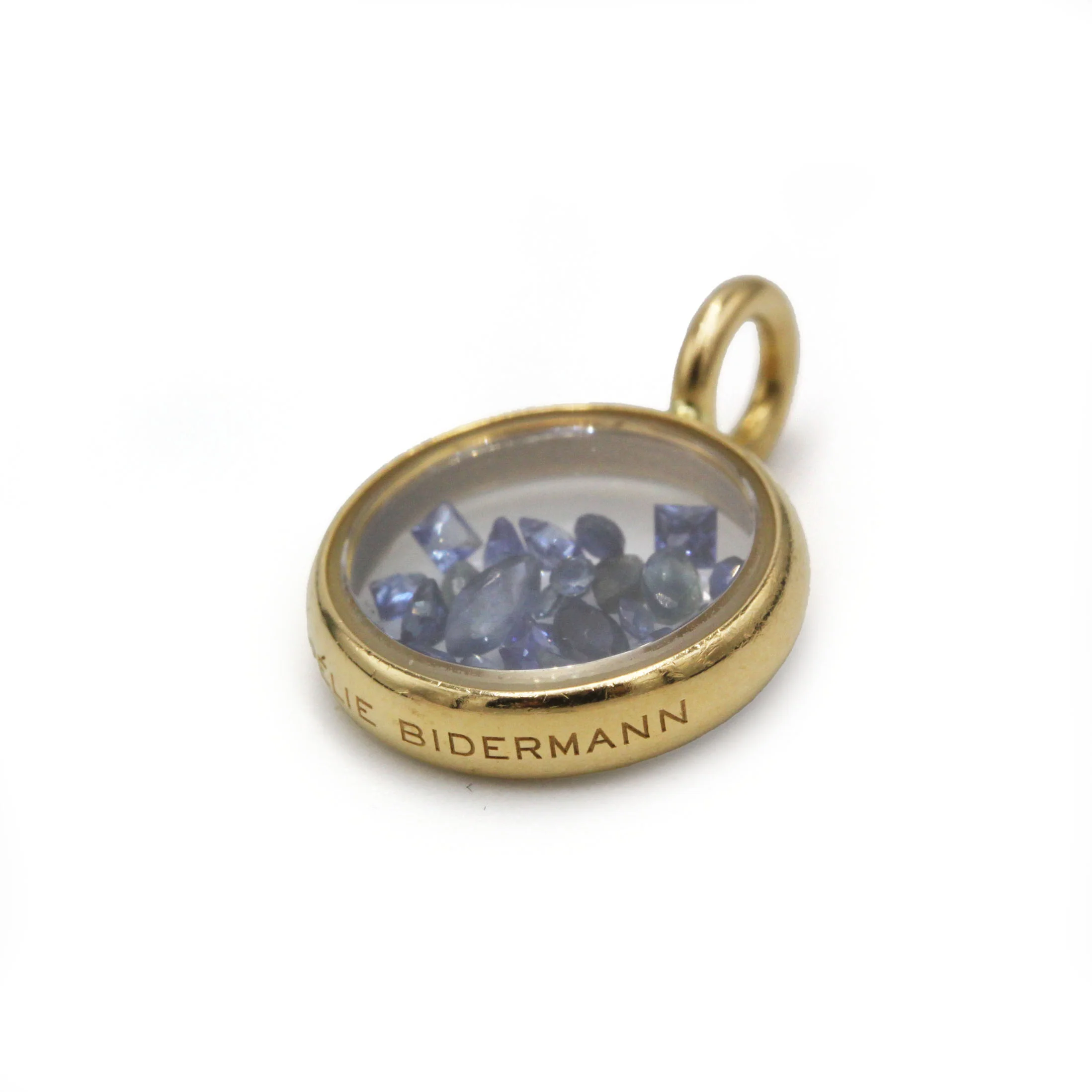 Pendentif Or Saphirs Mini Chivor - Aurélie Bidermann - Image 3
