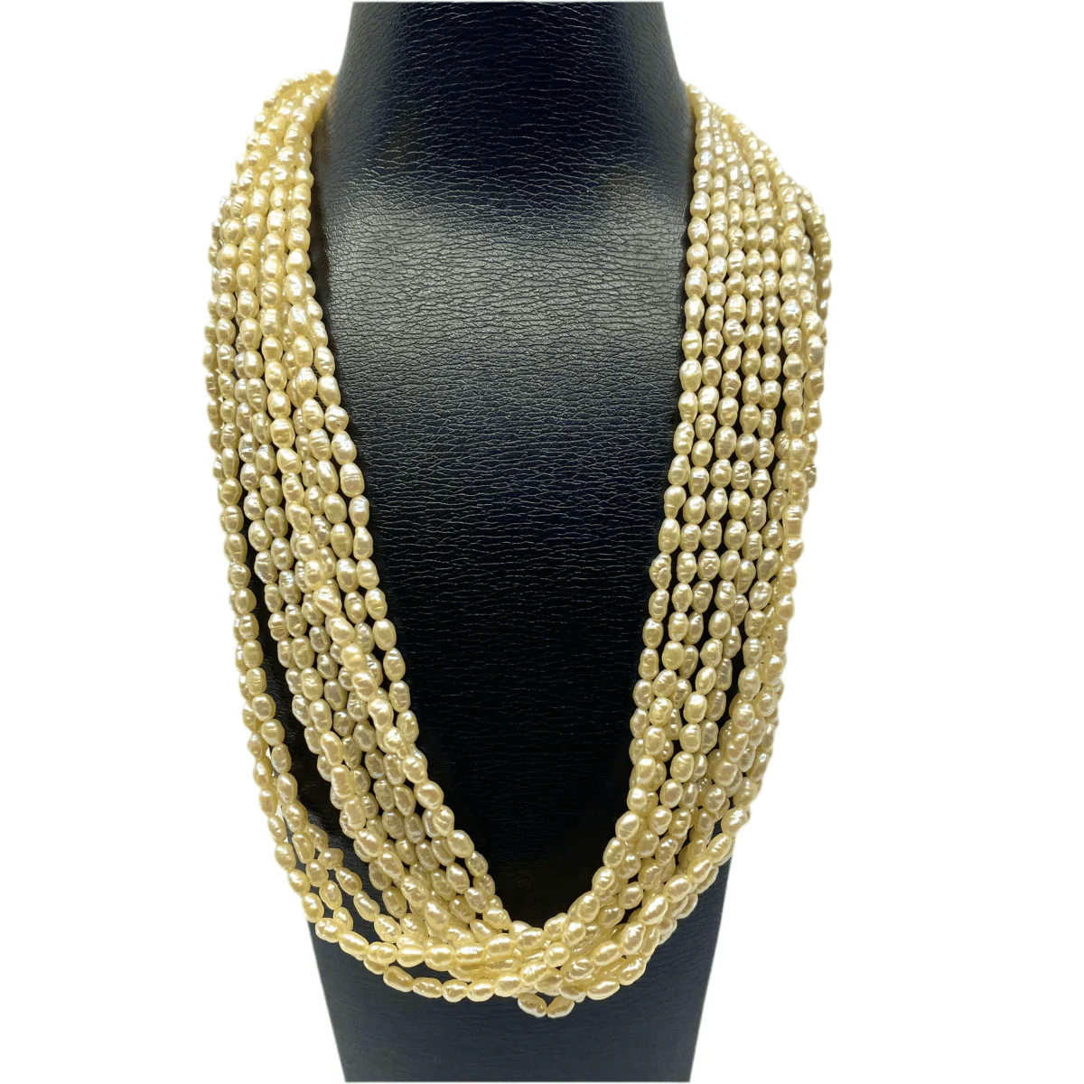 Collier de perles en or jaune - Image 2