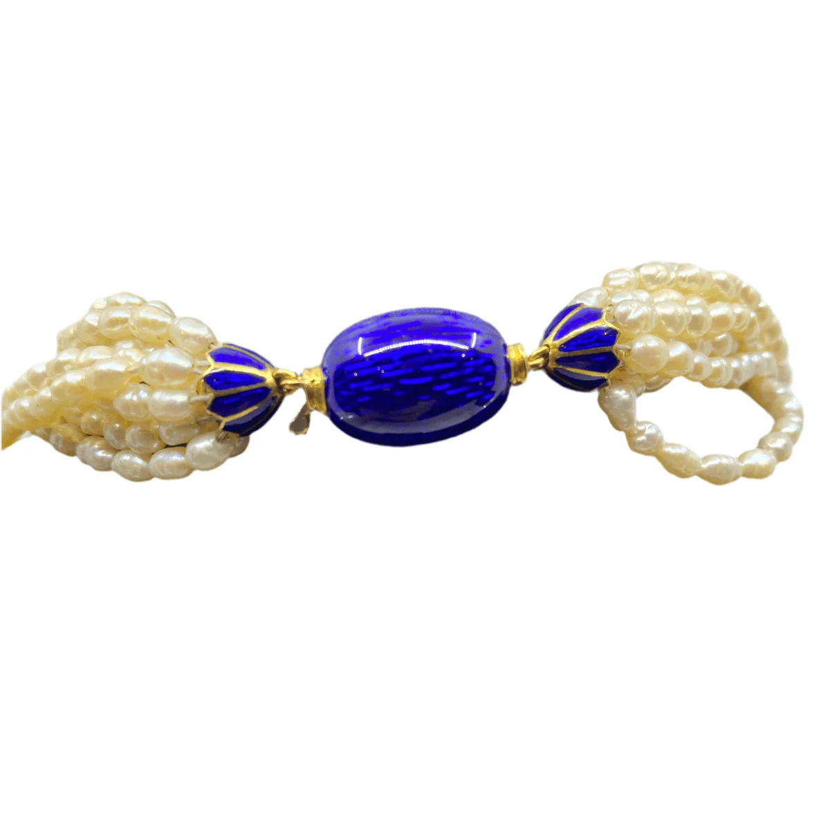 Collier de perles en or jaune - Image 3