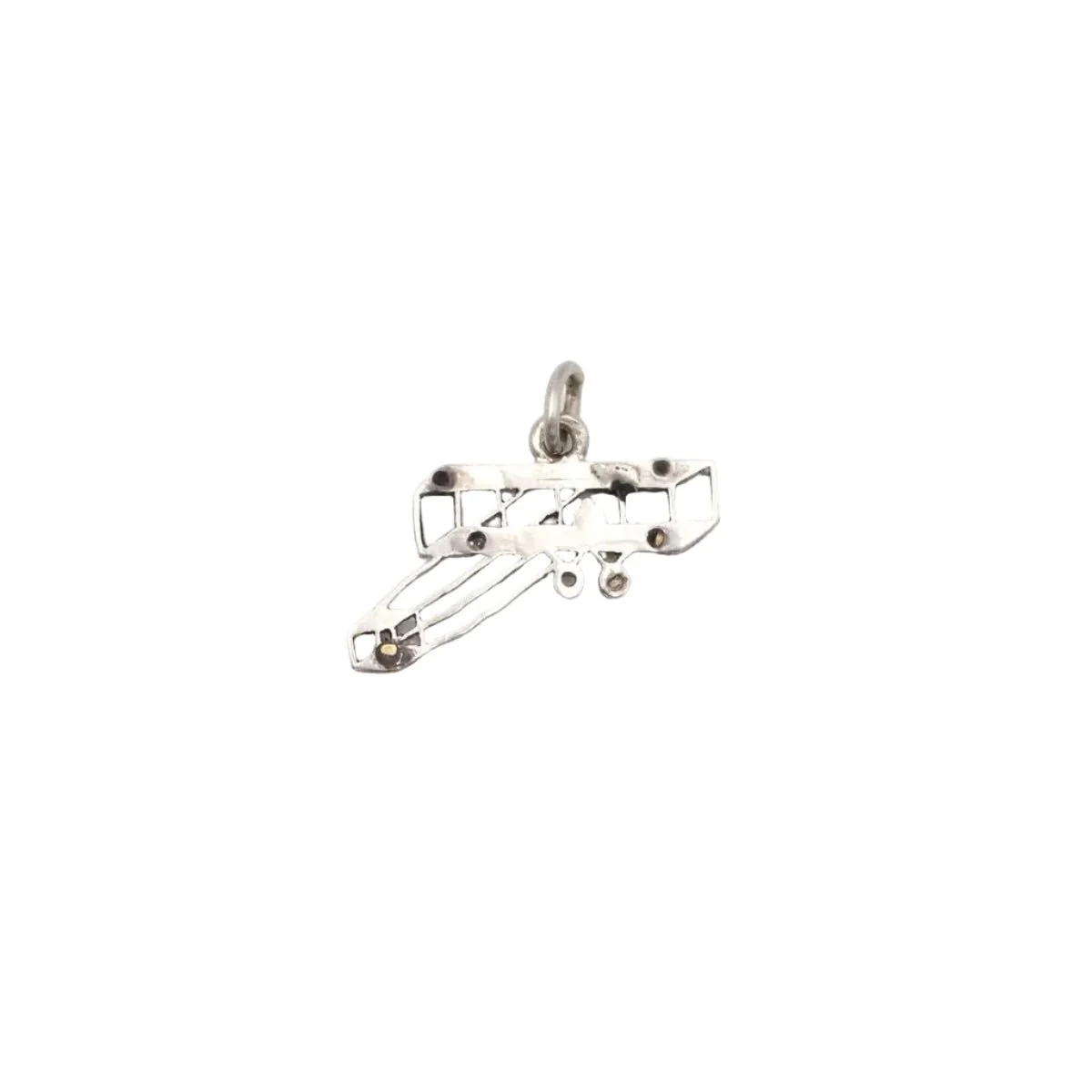 Pendentif CARTIER "Aéroplane" en platine et diamants - Image 3