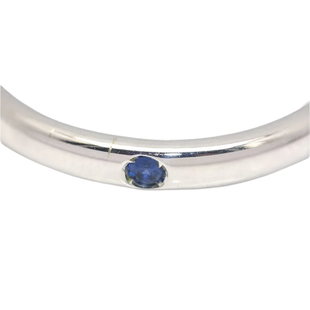 Bague Alliance POMELLATO en or blanc et saphir - Image 4