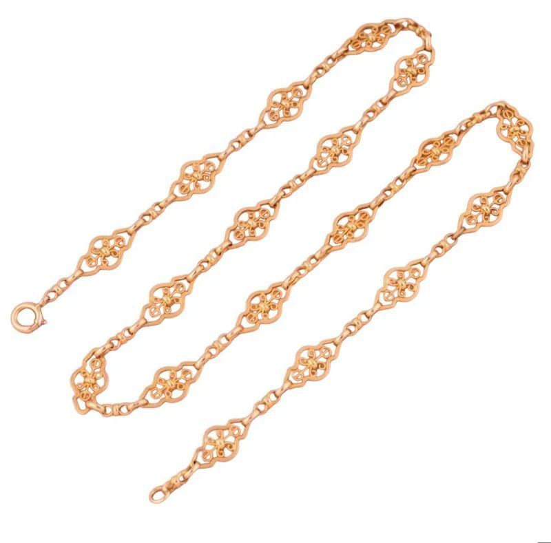 Collier ancien en or jaune 18k - Image 3