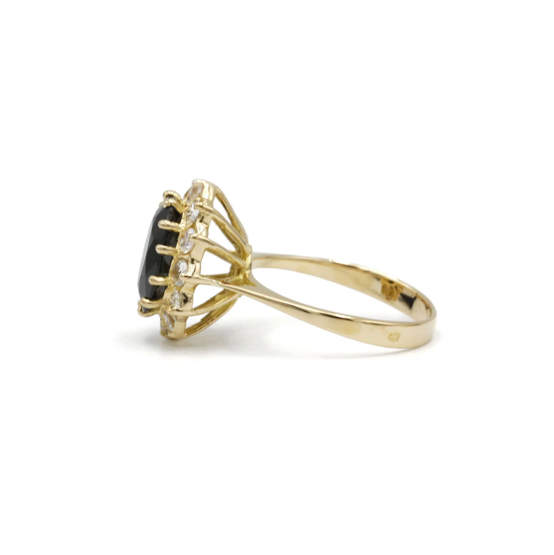 Bague - Or, Saphir & Diamants - Image 2