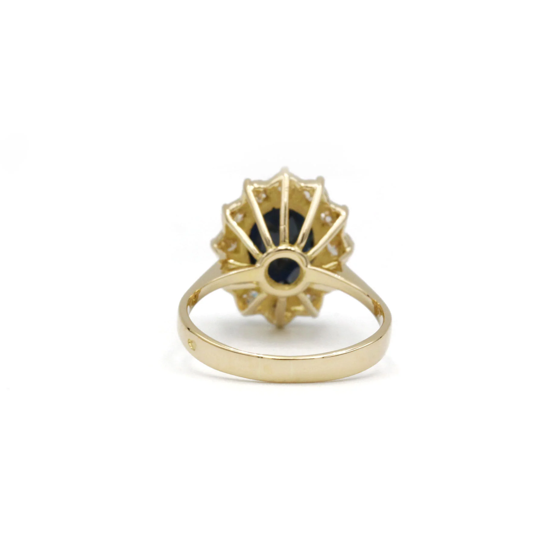 Bague - Or, Saphir & Diamants - Image 3