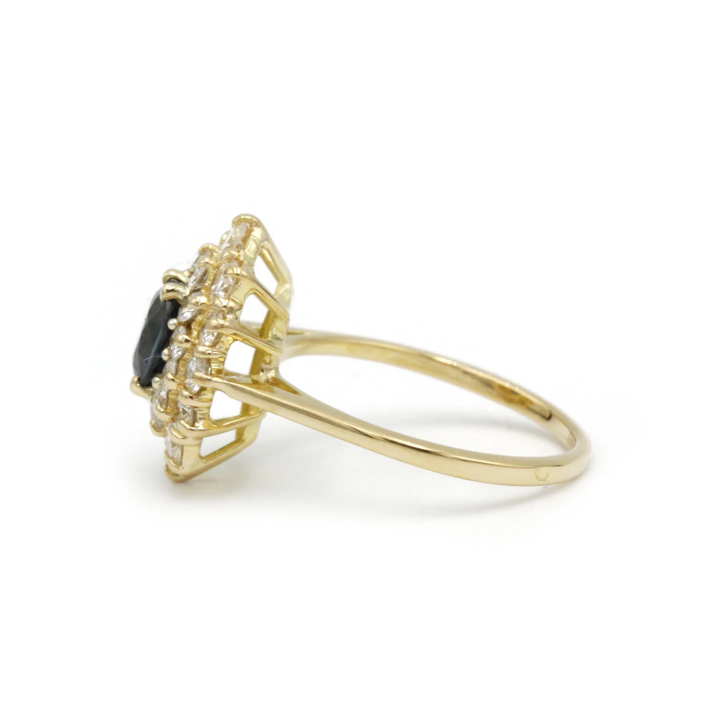 Bague - Or, Saphir & Diamants - Image 2