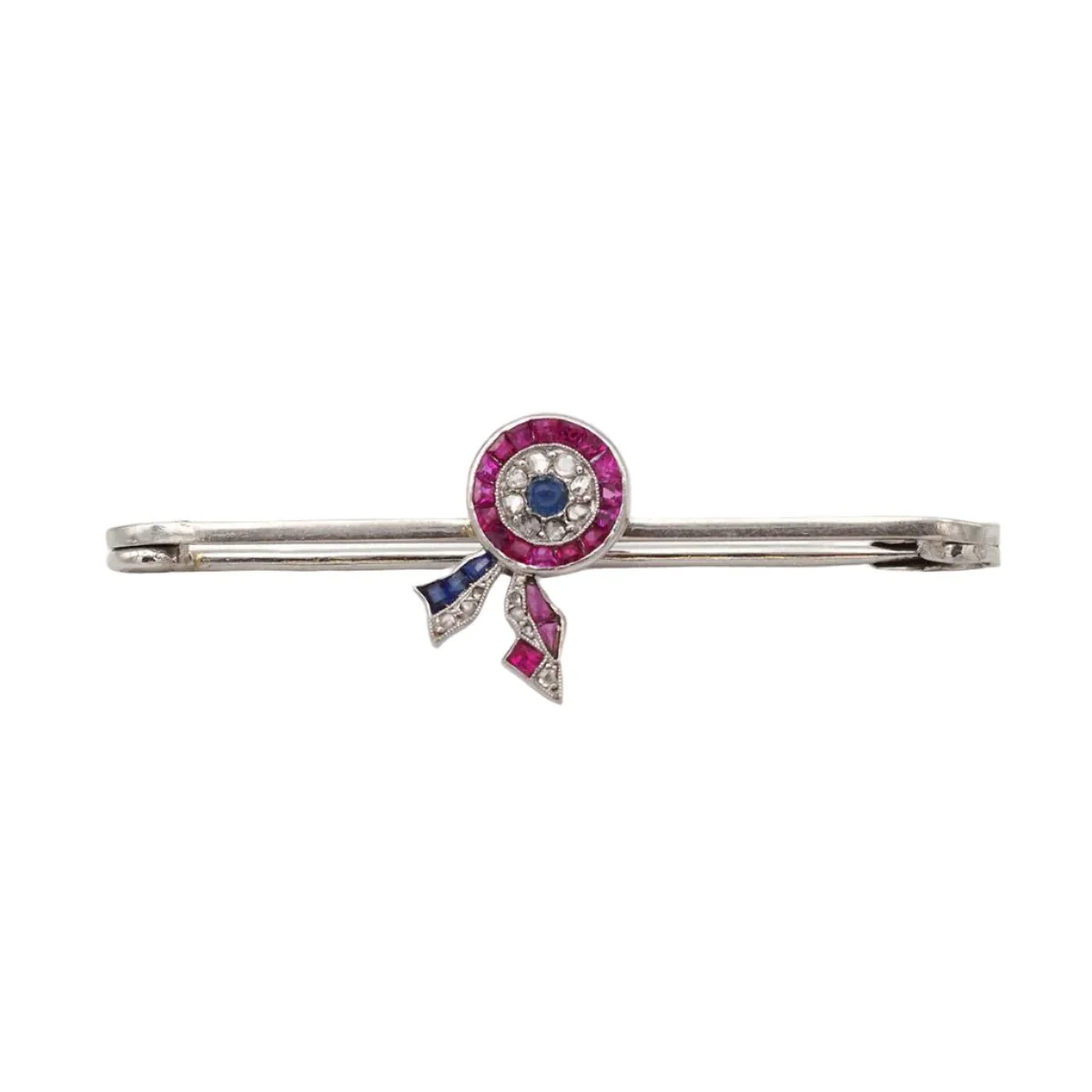 Broche Cartier cocarde France