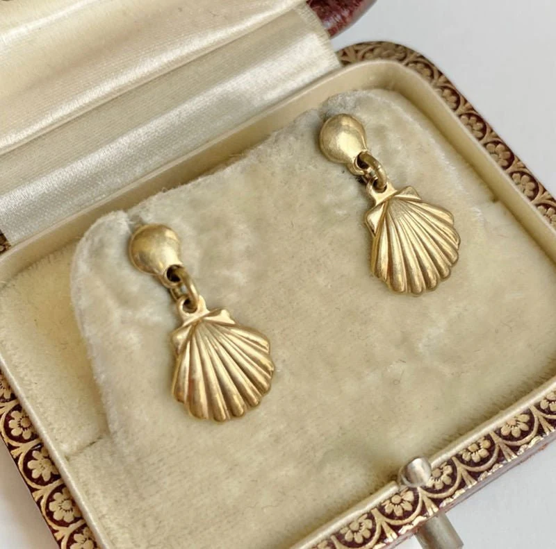 Boucles d'oreilles en or jaune 18K