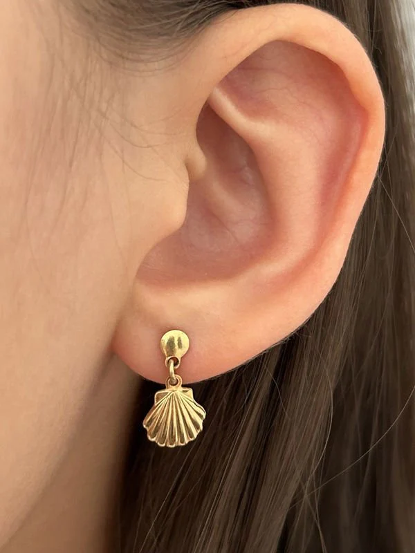 Boucles d'oreilles en or jaune 18K - Image 4