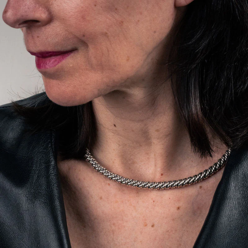 Collier HERMES en argent by Lucien Vachey - Image 3