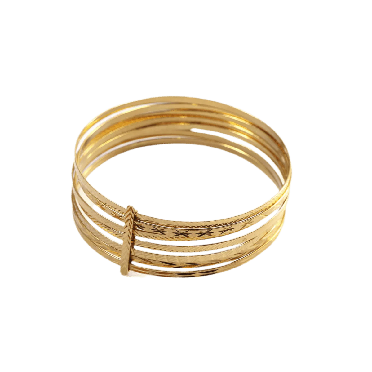 Bracelet semainier en or jaune