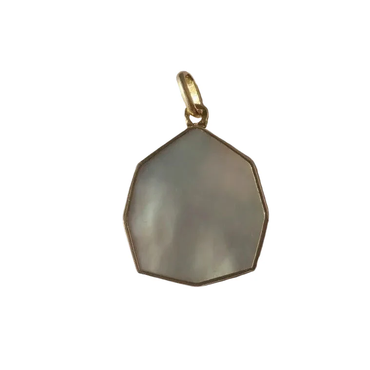 Médaille GRUN en or jaune et nacre - Image 3