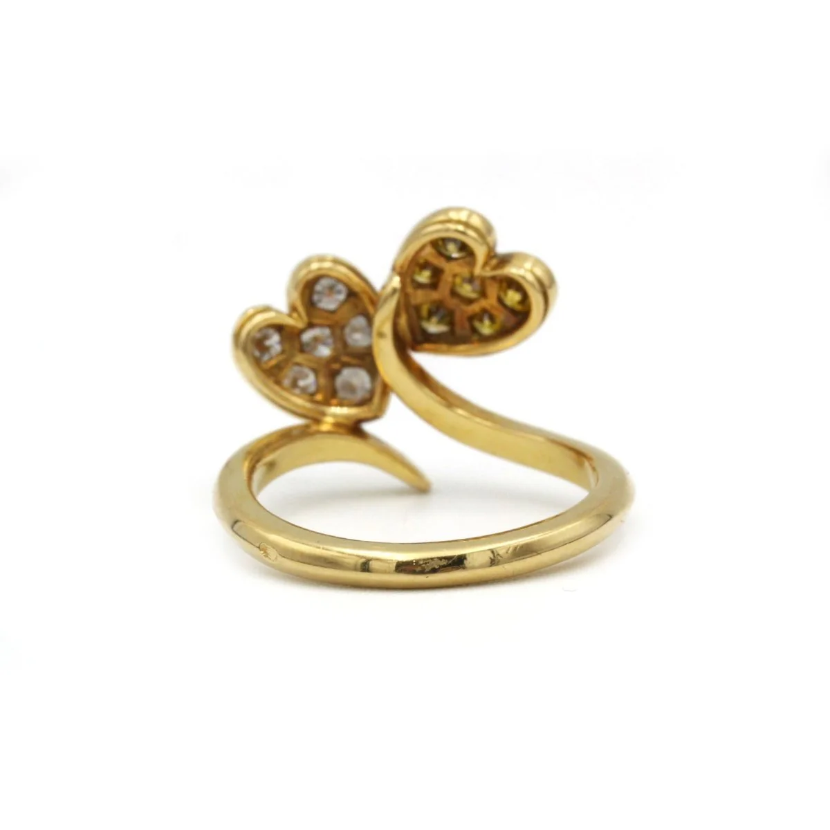 Bague Toi et Moi en or et diamants - Image 6