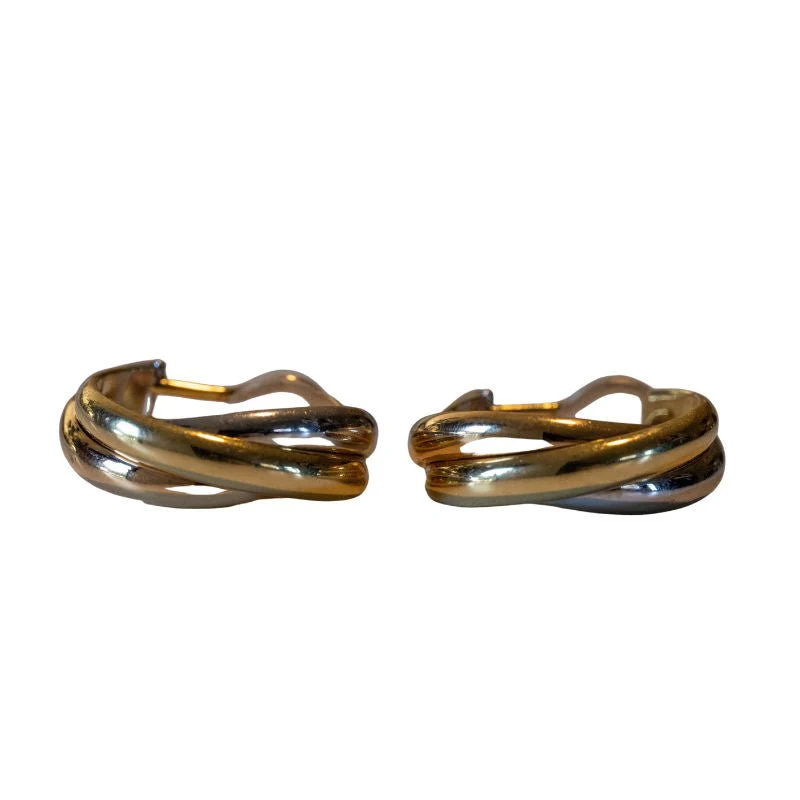 Clips d'oreilles CARTIER modèle "Trinity"