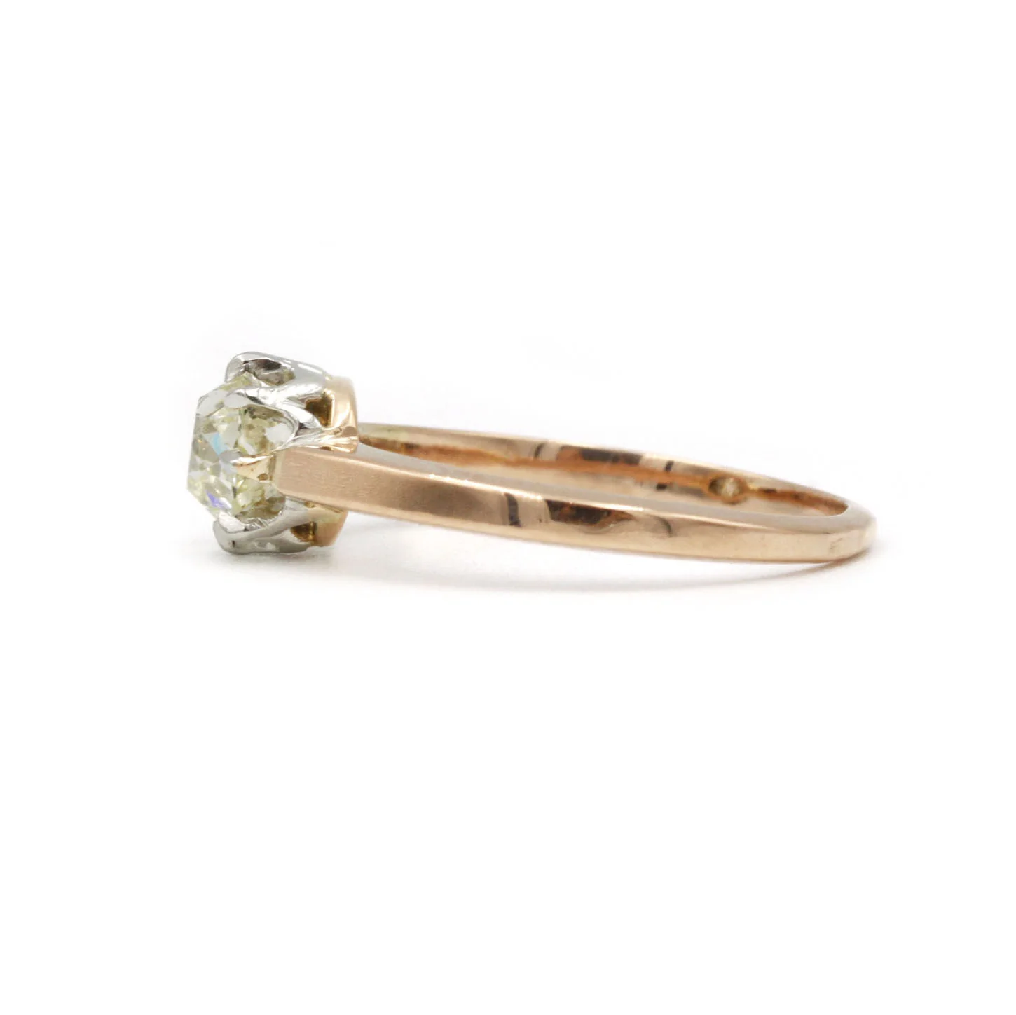 Solitaire - Or, platine & Diamant - Image 3