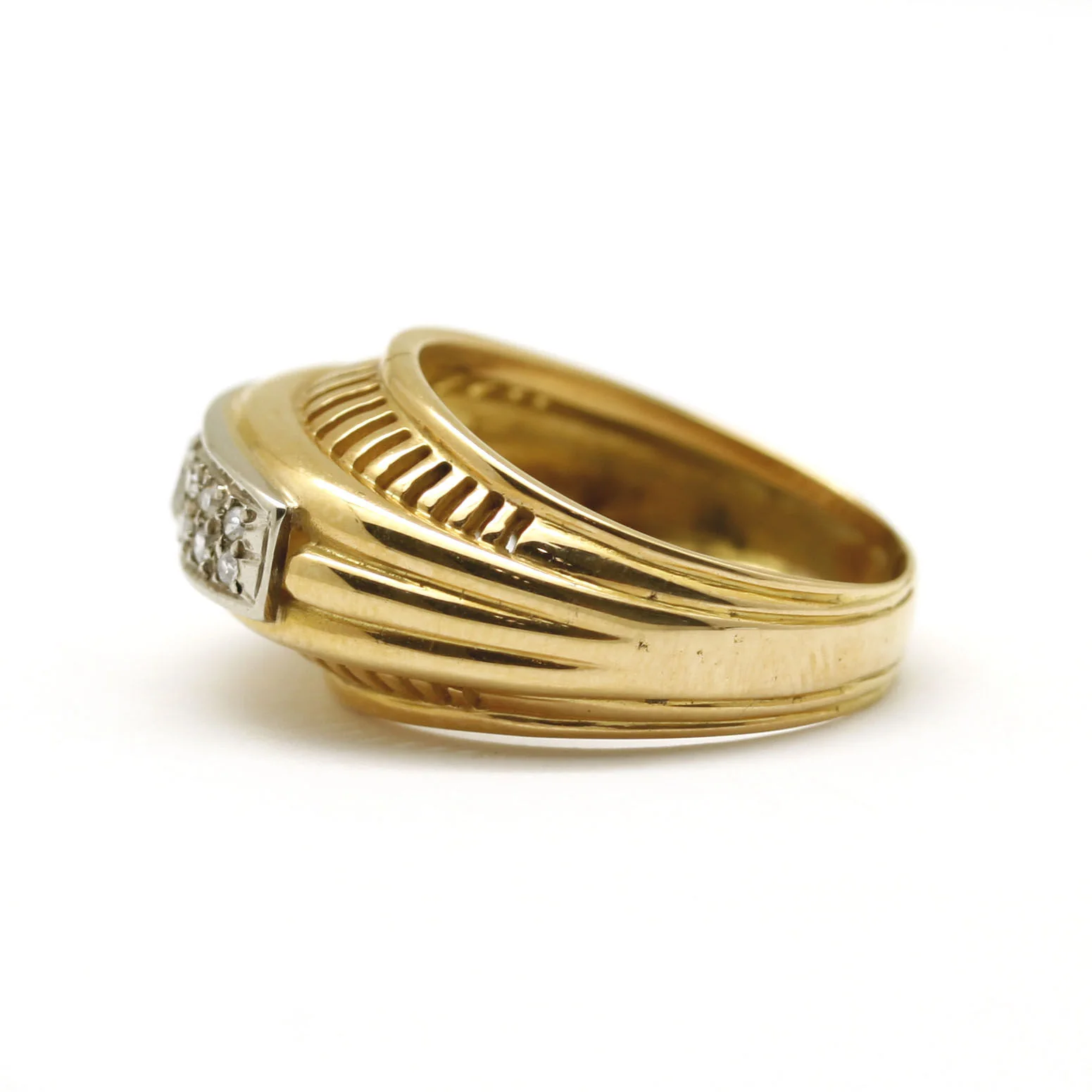 Bague - Or, Platine & diamants - Image 2