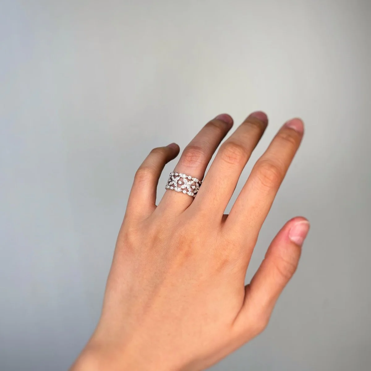 Bague Or blanc Diamants de Rosée - DIDIER GUERIN - Image 4