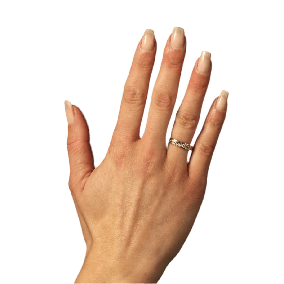 Bague Alliance en jaune et or blanc - Image 2
