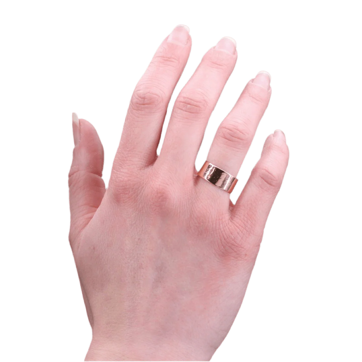 Bague Alliance en or rose - Image 2