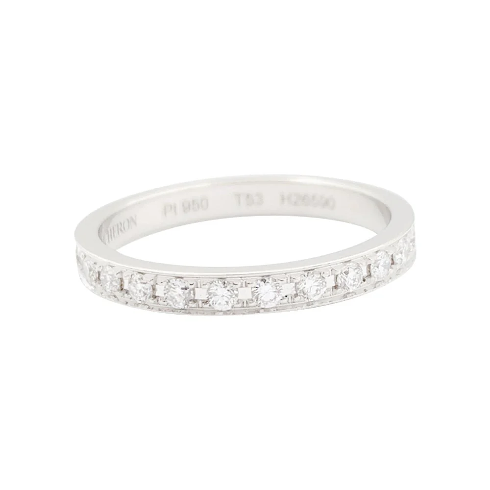 Alliance BOUCHERON "Beloved" en platine et diamants. - Image 4