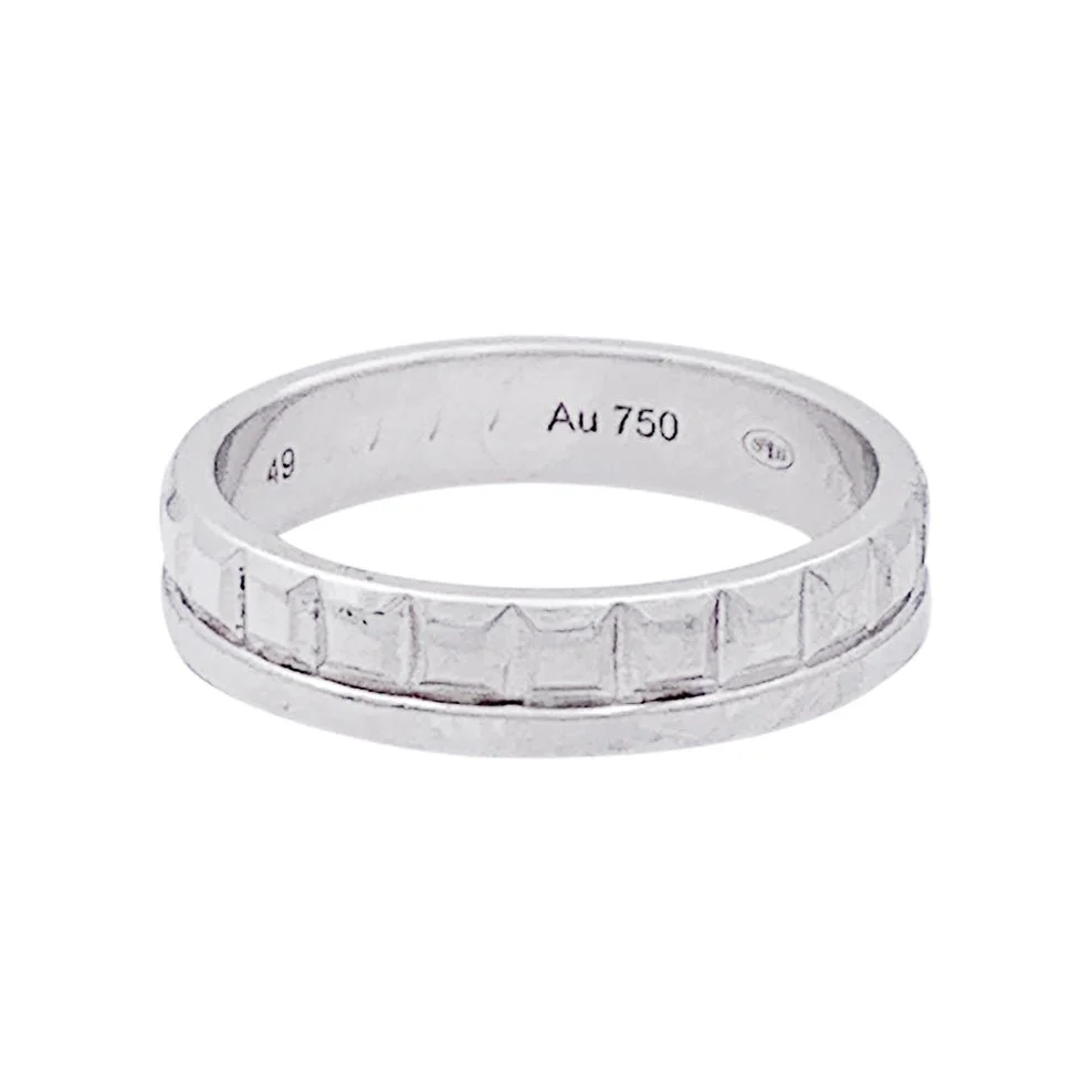 Bague Alliance BOUCHERON "Quatre Radiant Edition" en or blanc. - Image 3
