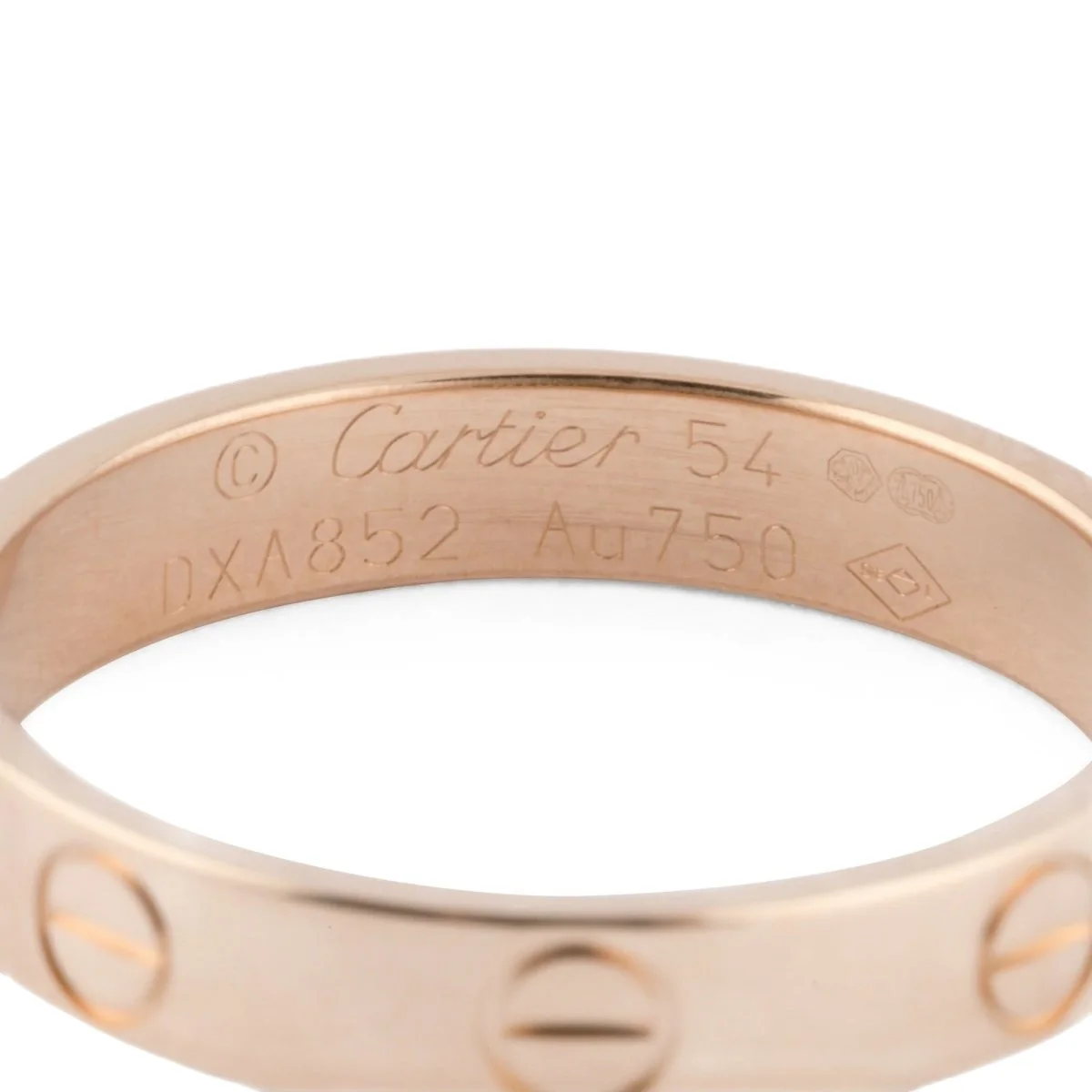 Bague Alliance CARTIER "Love" en or jaune - Image 3