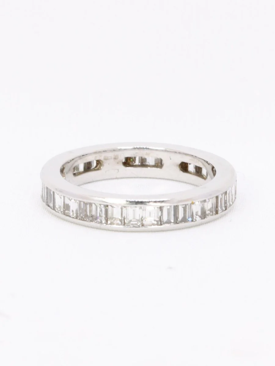 Alliance diamants baguette or blanc 3,50 carats - Image 3