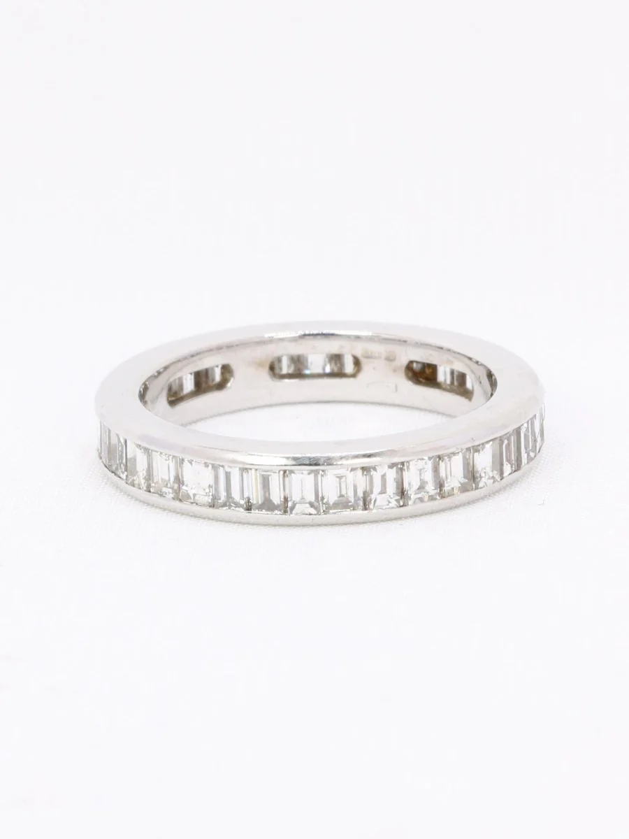 Alliance diamants baguette or blanc 3,50 carats - Image 4