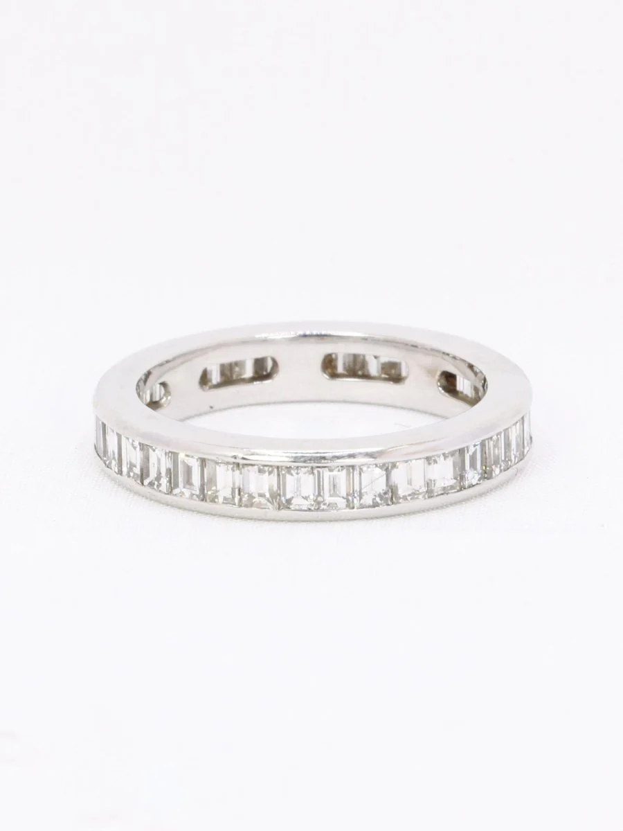 Alliance diamants baguette or blanc 3,50 carats - Image 5