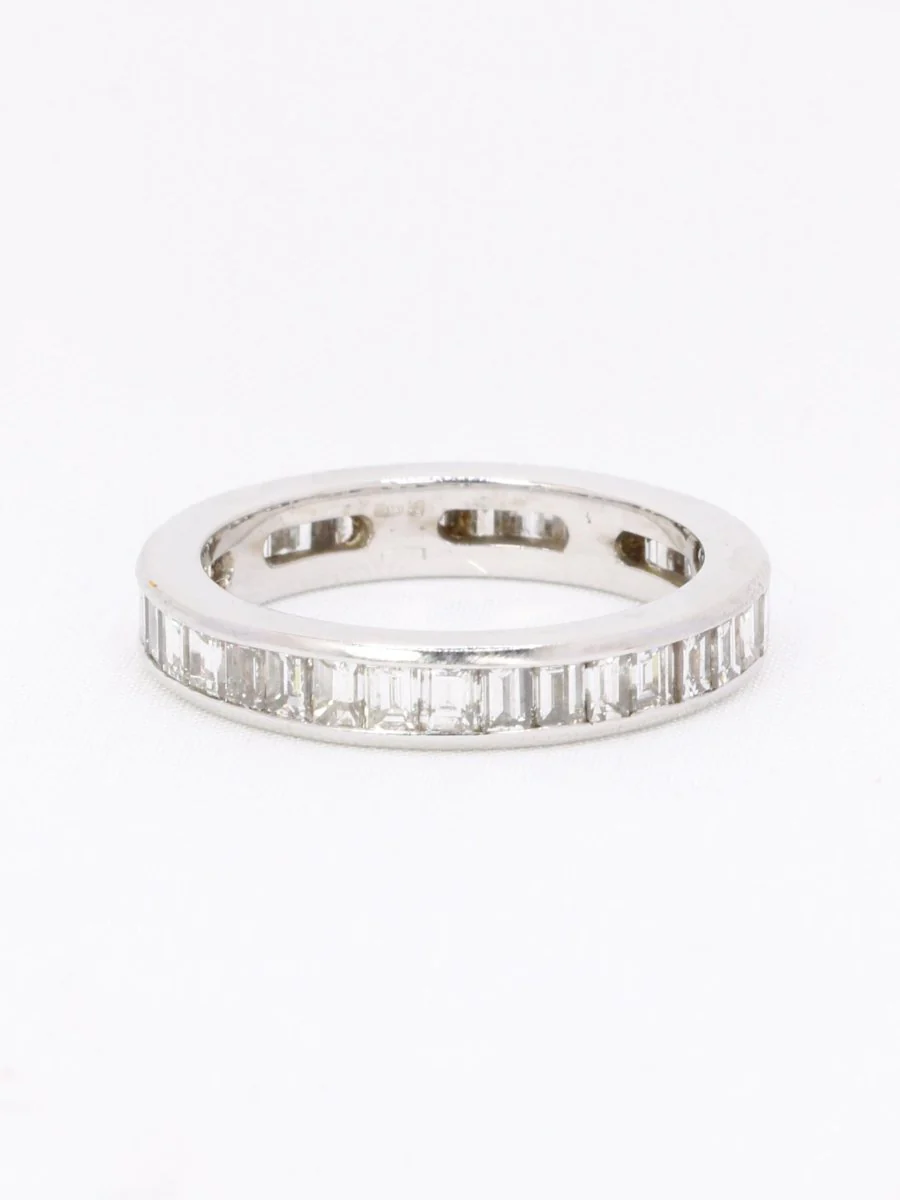 Alliance diamants baguette or blanc 3,50 carats - Image 8